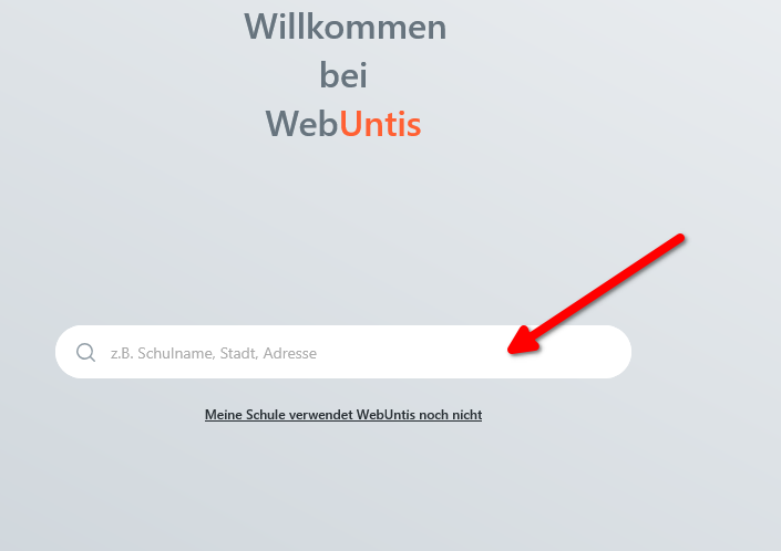 WebUntis Registrierung Teil 1