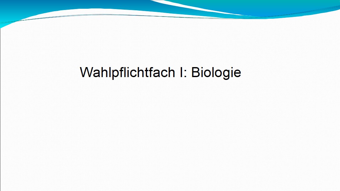 GSS Wahlpflichtfach Biologie Bild 1