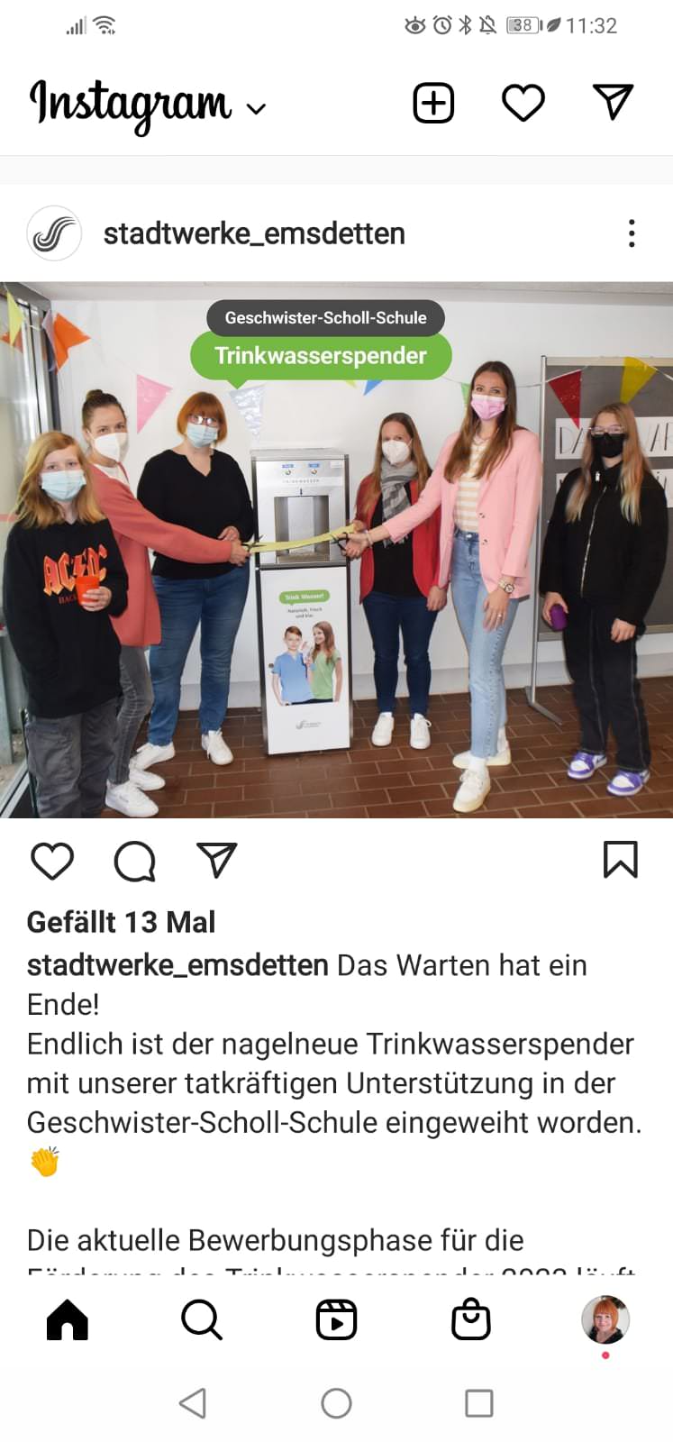 Vielen Dank an die Stadtwerke Emsdetten