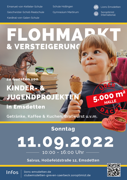 Flohmarkt & Versteigerung Plakat zur Veranstaltung